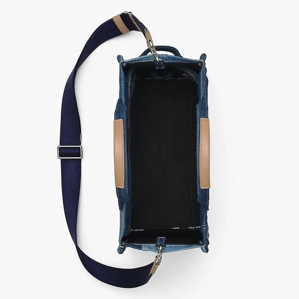 Marc Jacobs The Denim Medium Tote Bag - Picture 5 of 13
